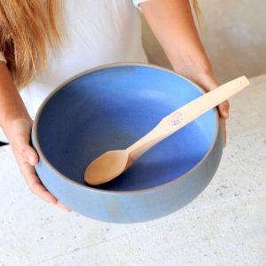 Bol bleu, céramique d’Ingrid Debard
