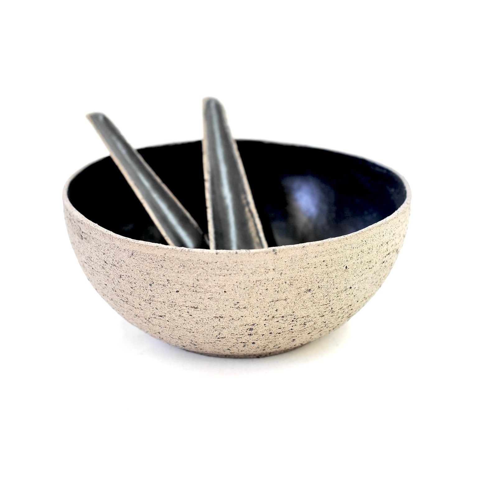 Bol en argile grise, autre vue