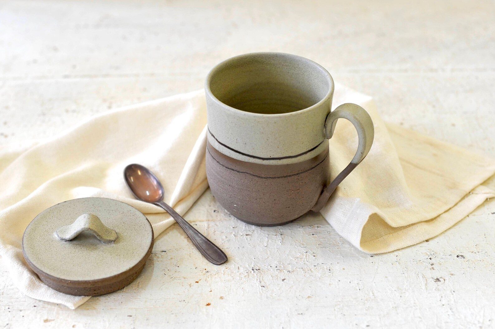 Mug à couvercle, autre vue